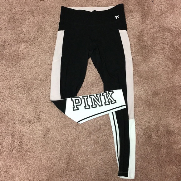PINK Victoria's Secret Pants - VS PINK colorblock leggings